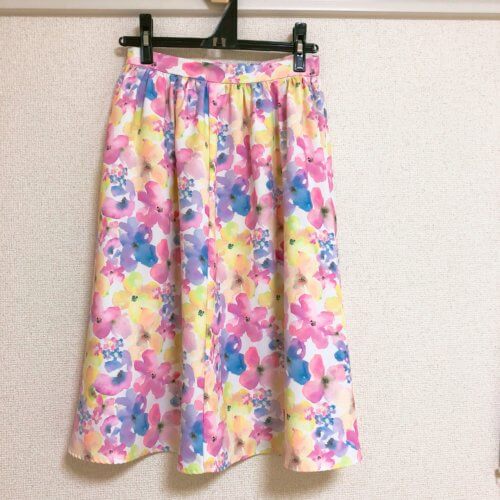 dazzlin 花柄スカート