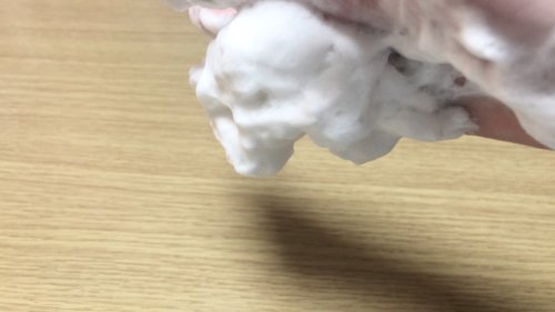 新どろあわわの泡を逆さ向けた画像